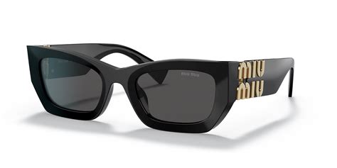 miu miu smu 09w|Miu Miu MU 09WS Runway 53 Dark Grey & White .